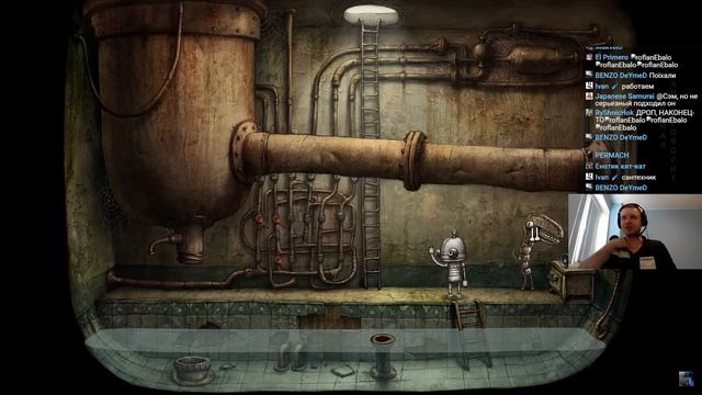Папич играет в Machinarium! Гавкает в трубу! 11 смотреть онлайн