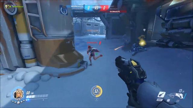 Mercy 1v1 Tracer ass and save the 3v3! смотреть онлайн