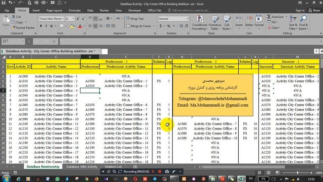 How to import Activity Relationships from Excel to Primavera P6 Part 01 смотреть онлайн