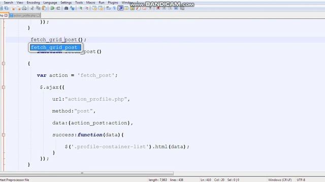 Instagram Tutorial Part-72: Fetch Profile Grid Posts AJAX PHP MYSQLI for android mobile,tablet, web смотреть онлайн