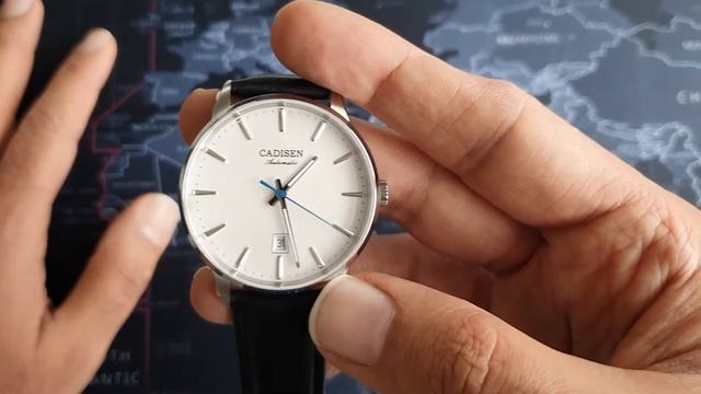 Cadisen C8173 42mm dress watch from Aliexpress! wow great value!! смотреть онлайн