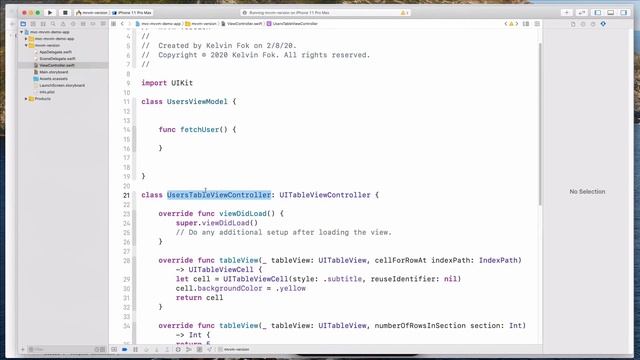 iOS Swift 5: MVC vs MVVM with Dependency Injection, Combine Framework, Decoupling & Generics смотреть онлайн