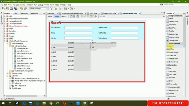 6. Student Result Management System in java - Student Module (JFrame, Mysql Database, Netbeans IDE смотреть онлайн