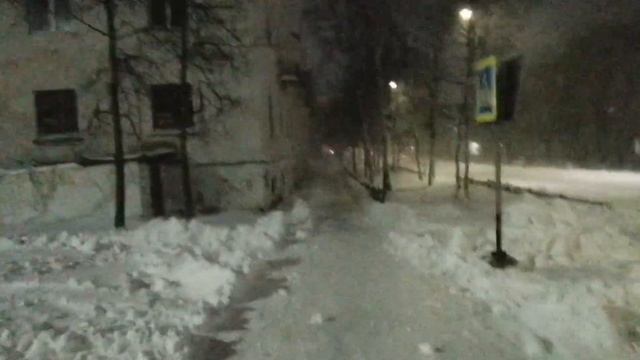 Оха. Сахалин. 27 ноября. Буран почти закончился. От Факела к перекрёстку. смотреть онлайн