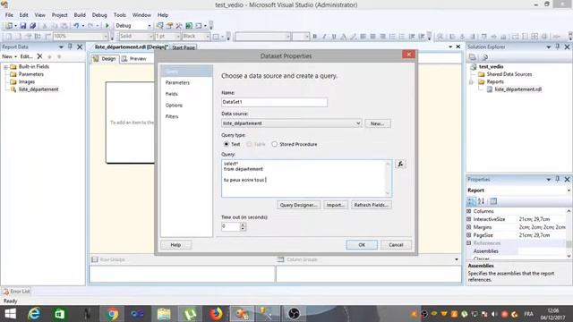 SQLServer Reporting Services Part 1 - Creating a simple Report смотреть онлайн