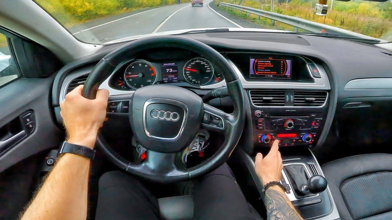 2010 Audi A4 1.8 CVT - ТЕСТ-ДРАЙВ ОТ ПЕРВОГО ЛИЦА смотреть онлайн