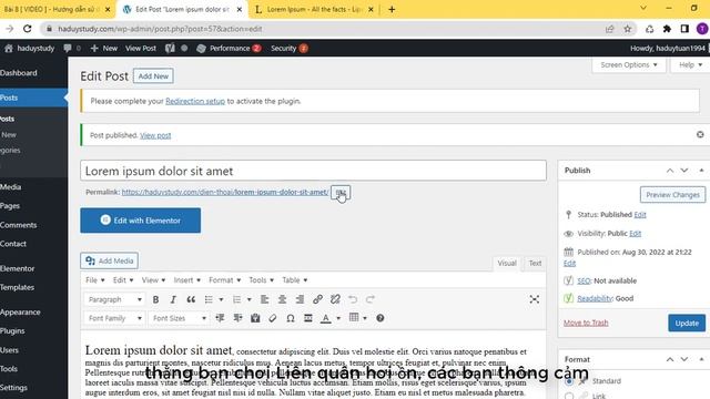 Bài 10 Hướng dẫn soạn thảo văn bảo Website WordPress 2022 phần 2 смотреть онлайн
