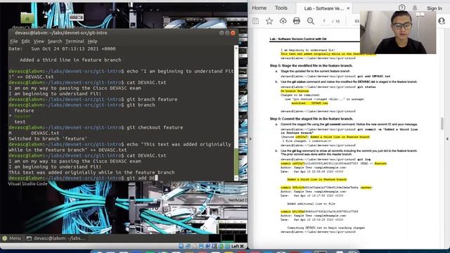 Lab 3.3.11 - Software Version Control with Git (Audio Fixed) смотреть онлайн