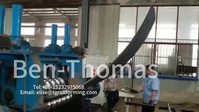 (riveted corrugated culvert forming machine)
|Corrugated plate forming machine for riveted culvert| смотреть онлайн