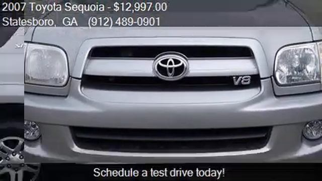 2007 Toyota Sequoia SR5 4dr SUV For Sale In Statesboro, GA 3