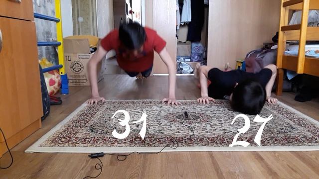 Дуэль отжимания челлендж смотреть онлайн
