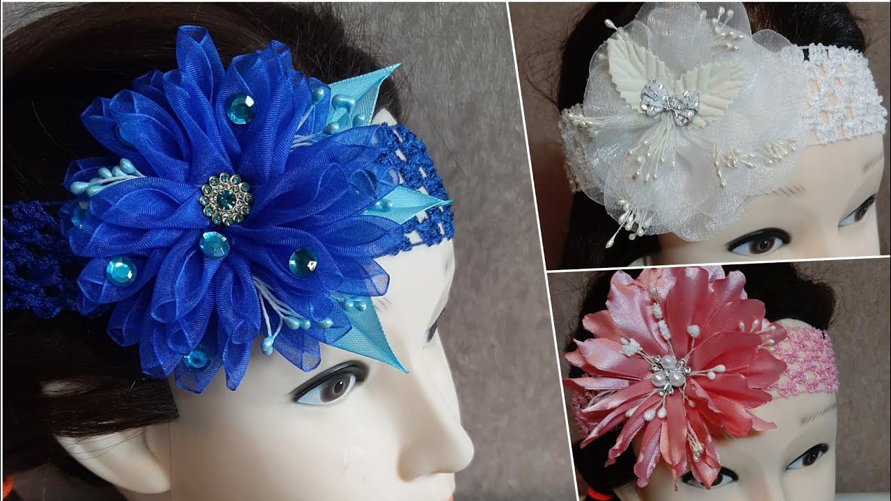 МК. Три способа повязки на голову, для самых маленьких модниц.