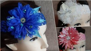 МК. Три способа повязки на голову, для самых маленьких модниц.