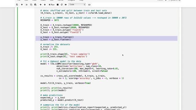 Image classification using LightGBM An example in Python using CIFAR10 Dataset смотреть онлайн