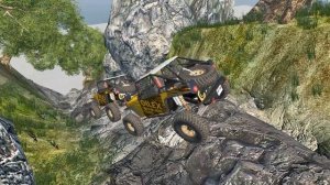 ДРУГ НЕ СМОГ СПАСТИ! Смертельные ОФФРОАД ИГРЫ на горе! - BeamNG.drive Multiplayer (BeamMP)