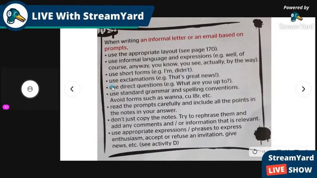 English form 4/Unit 1_ Let's Chat_Write Informal letter/Email & Round Up_Page 18,19 & 20 смотреть онлайн