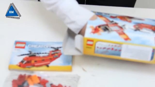 lego 31003 - Грузовой Красный вертолёт Лего смотреть онлайн