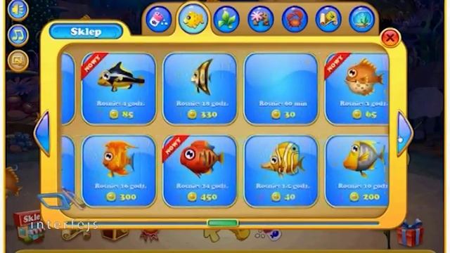Interfejs TV - Fishdom Spooky Splash смотреть онлайн