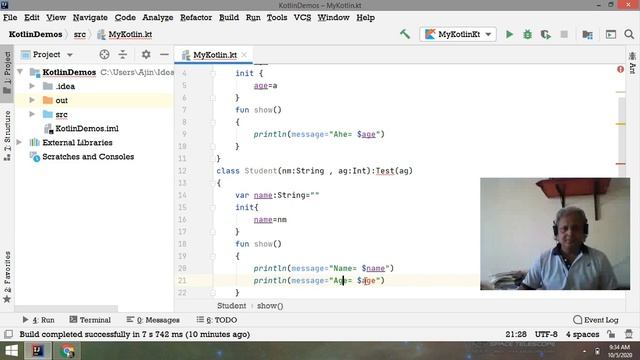 Inheritance with abstract methods in Kotlin смотреть онлайн