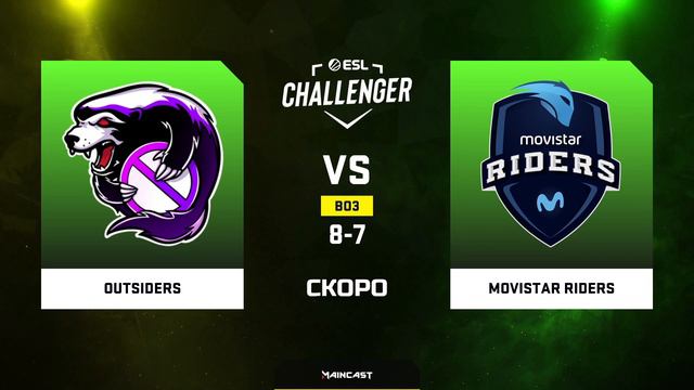 Outsiders vs Movistar Riders | Map 2 Overpass | ESL Challenger Valencia 2022 - Grand final смотреть онлайн