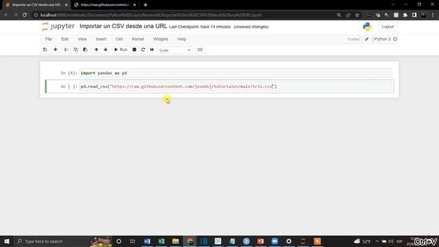 ¿Cómo importar un archivo desde una URL o en línea usando Python? смотреть онлайн