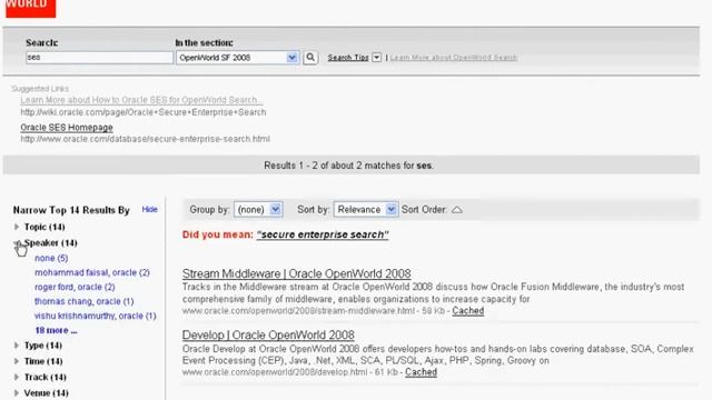 Oracle OpenWorld Serach смотреть онлайн