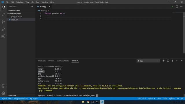 PYTHON BASIC #16 - VIRTUAL ENVIRONMENT | BAHASA INDONESIA смотреть онлайн