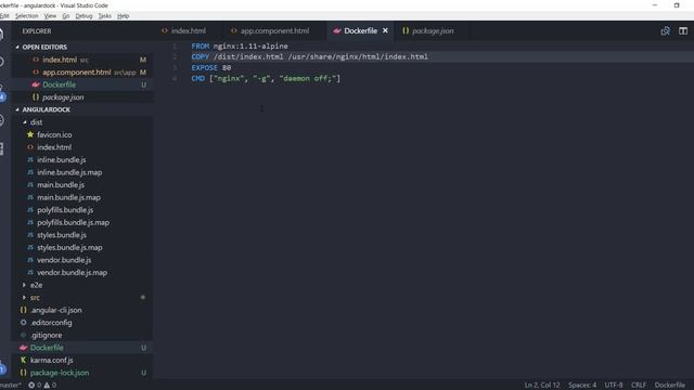 Deploying Angular 4 app on Docker machine using Nginx Server смотреть онлайн