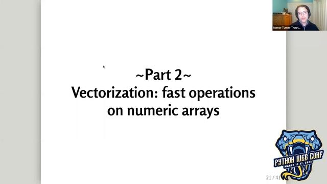 Vectorization: How slow Python runs fast code смотреть онлайн