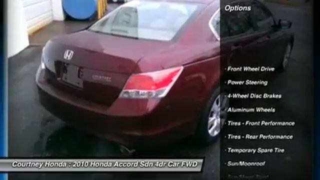 2010 HONDA ACCORD SDN Milford, CT U4108C смотреть онлайн