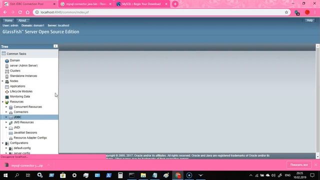 GlassFish connection pool MySQL error java смотреть онлайн