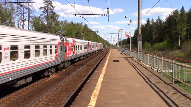 ЧС7-138 с поездом «Кузбасс» смотреть онлайн