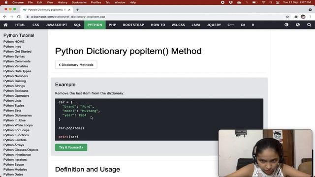 Python Dictionary (Part-5) смотреть онлайн