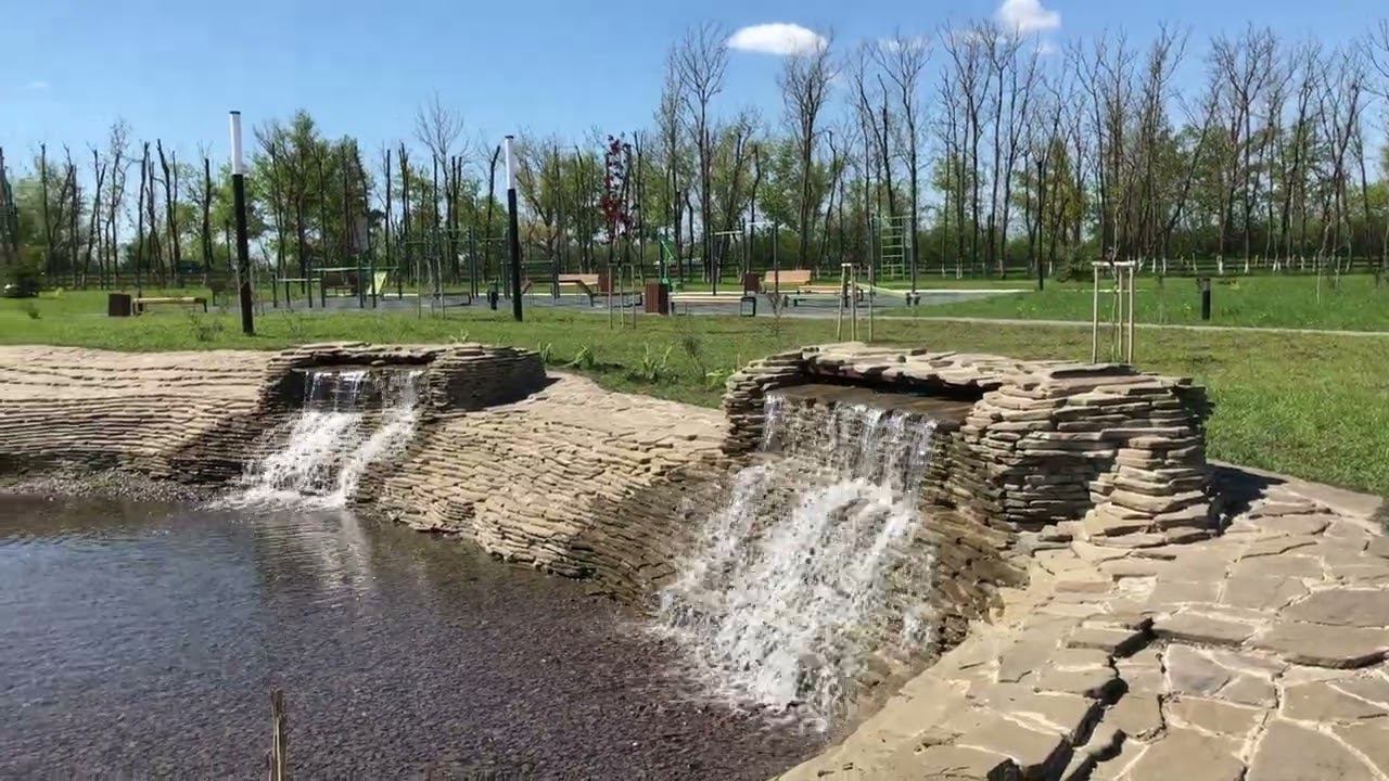 Пруд в парке Графский. Бутурлиновка смотреть онлайн