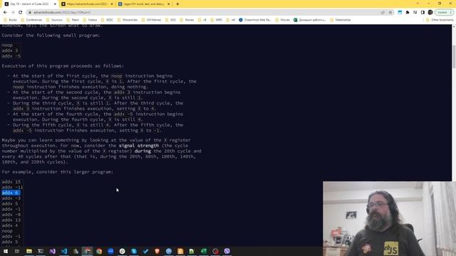 Advent of Code 2022 - Day 10 смотреть онлайн