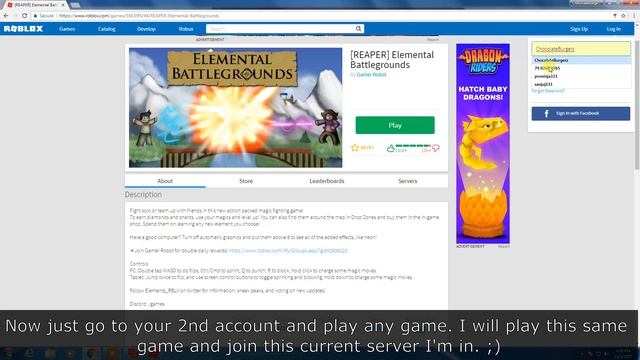 ROBLOX TUTORIAL ON HOW TO PLAY USING 2 ACCOUNTS SIMULTANEOUSLY!! смотреть онлайн