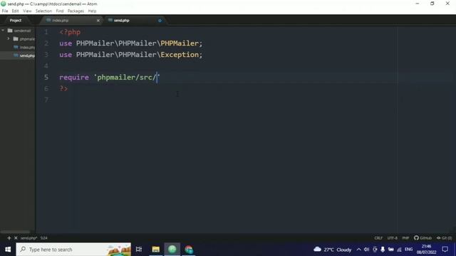How To Send Email Using PHP With PHP Mailer | PHP Send Email | Full Step By Step смотреть онлайн