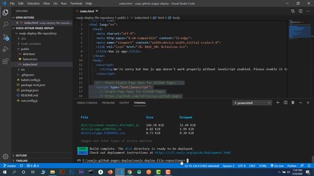 How to deploy vue js project in github pages? (Bengali tutorial) No Redirect Issue. смотреть онлайн