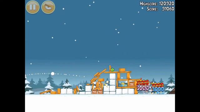 Angry Birds Seasons Season's Greedings 1-13 Walkthrough Christmas 2011 3 Star смотреть онлайн