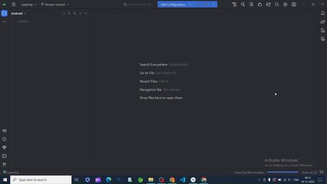 Create new project in android studio | Android App Development смотреть онлайн