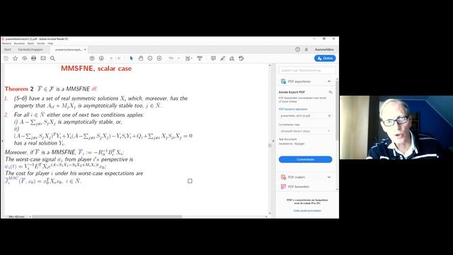 Jacob Engwerda - Mini-max Robust Control in LQ-differential games смотреть онлайн