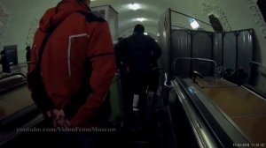 Метро Киевская кольцевая, вход на станцию // 2018