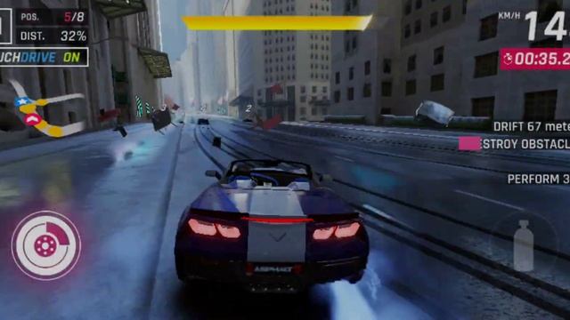 Asphalt 9 | Chevrolet Corvette 2 star game play смотреть онлайн