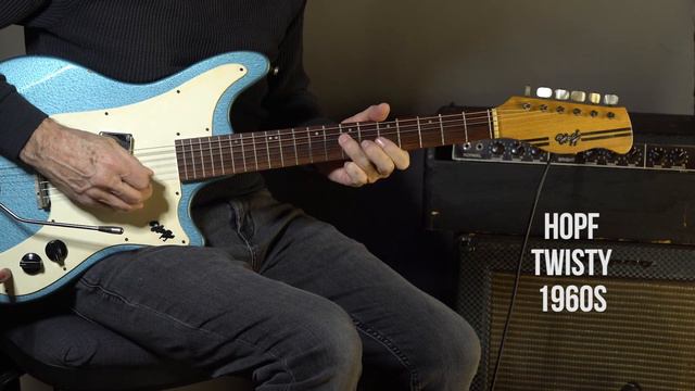 Hopf Twisty Guitar from the 1960s смотреть онлайн
