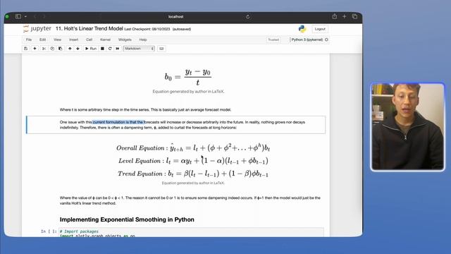 Holt's Linear Trend Model Simply Explained | Time Series Analysis смотреть онлайн