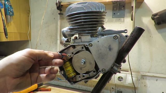 Электронное зажигание на веломоторы Д6 Д8 новые дэшки дырчик