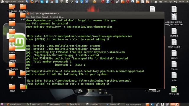 Install Facebook App on Linux Mint 15 смотреть онлайн