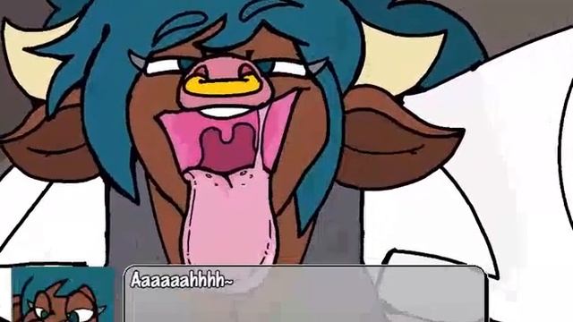 cow professor vore animation смотреть онлайн