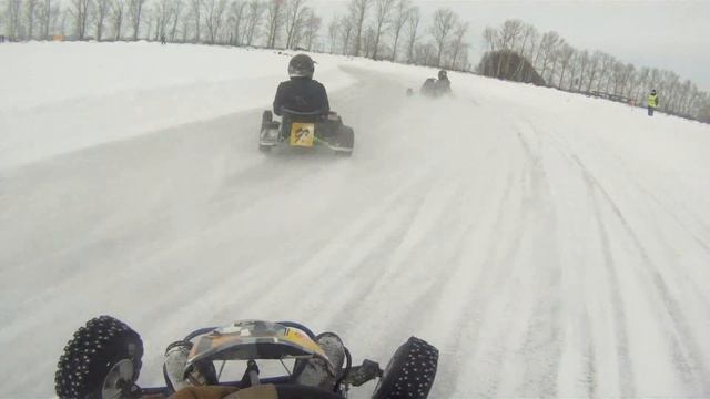 Winter kart/onboard Бровкин Кирилл г.Рязань/2 заезд 03/03/2013 смотреть онлайн