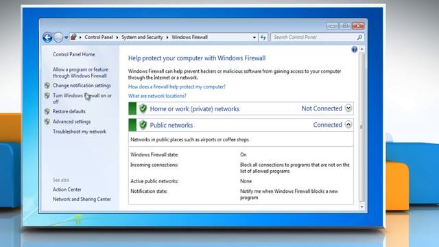 How to Turn OFF Windows® Firewall in Windows® 7 PC смотреть онлайн